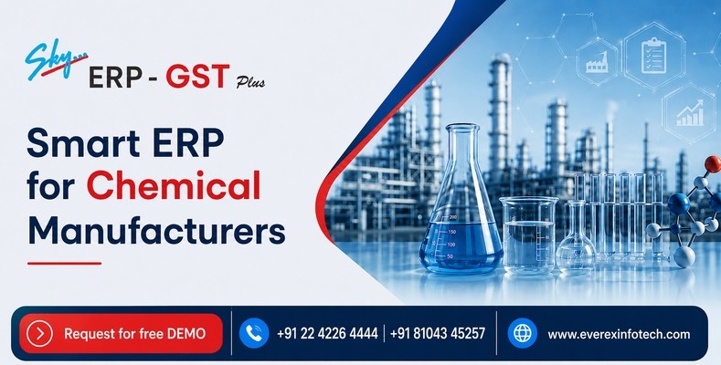 Simplify Chemical Manufacturing with SkyERP GST PLUS