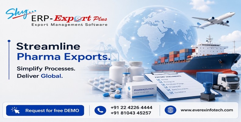 Streamline Pharma Exports with SkyERP Export Plus