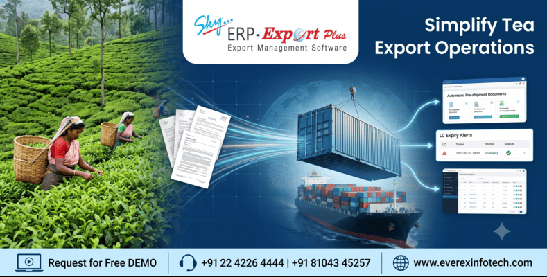 Export Documentation Software for Tea Exporter