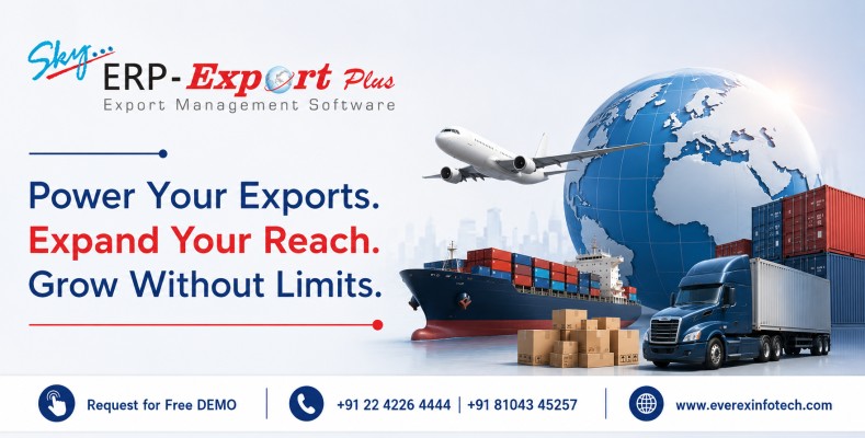 Elevate your Export business growth with SkyERP Export plus