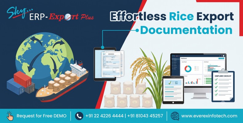 Manage your Rice Export Documentation with SkyERP Export Plus