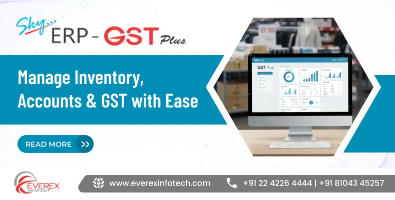 Sky ERP GST Plus Software Dashboard for GST Billing, Compliance and Invoice Management
