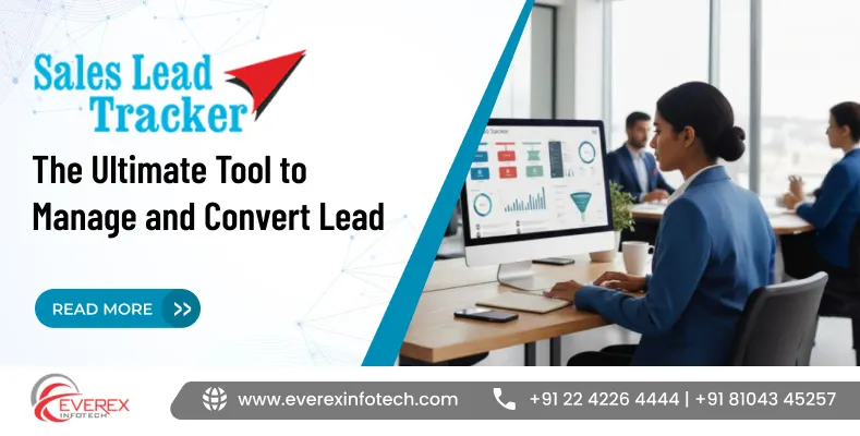 Sales Lead Tracker Software Dashboard for Business Lead Management