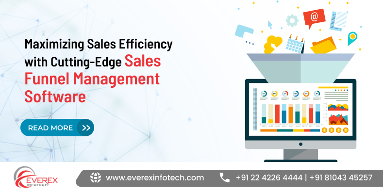Sales funnel management software dashboard showing lead tracking, conversion stages, and sales performance analytics