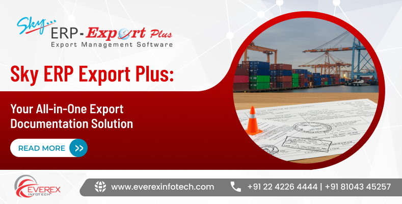 Sky ERP Export Plus all-in-one export documentation software for managing shipping, invoices, and compliance efficiently